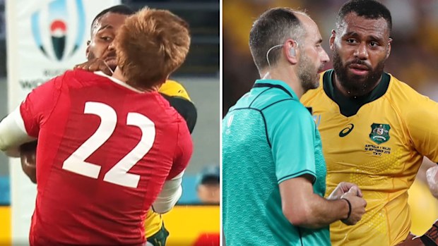Samu Kerevi penalised for high fend