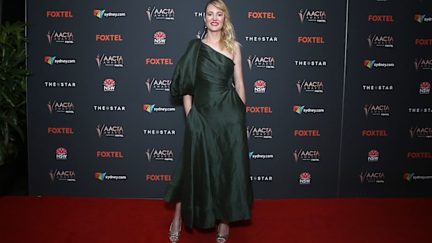 Shannon Murphy arrives ahead of the 2020 AACTA Awards presented by Foxtel at The Star on November 30, 2020 in Sydney, Australia