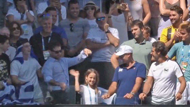 Tsitsipas introduces his family