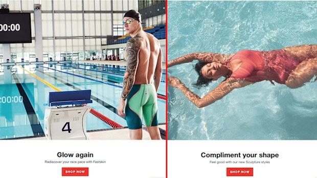 Speedos slammed for 'sexist' website campaign