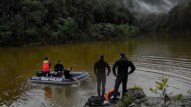 Two bodies have been pulled from a river north-west of Sydney. 