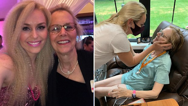 Lindsey Vonn says she's "grateful for every moment" with her mother Lindy Lund.