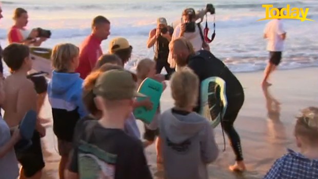 Blake Johnston surfing world record