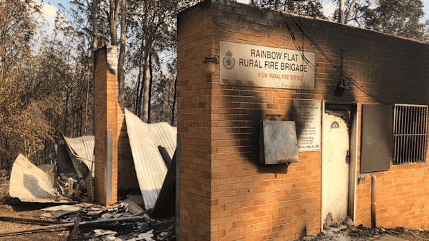 Rainbow Flat's RFS base has been destroyed along with several homes.