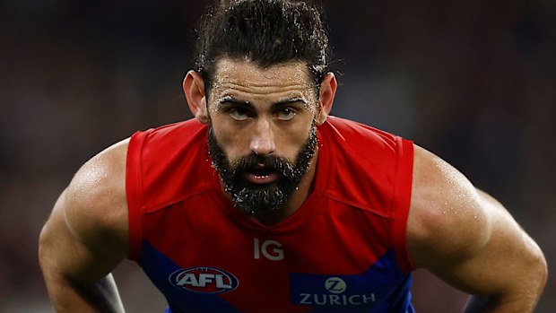 Melbourne star Brodie Grundy could not even crack the lineup as a tactical substitute for the semi final against Carlton
