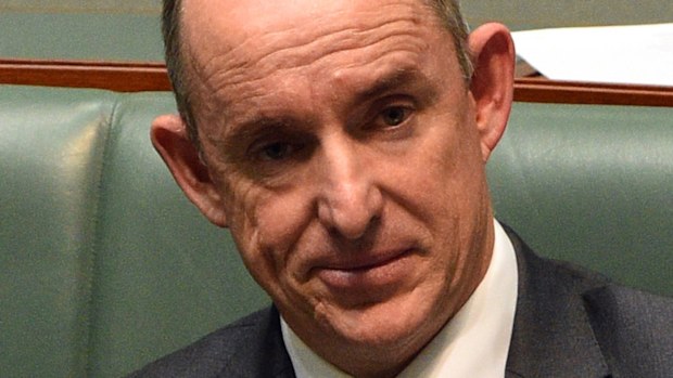 Liberal MP Stuart Robert during Question Time at Parliament House. (AAP)