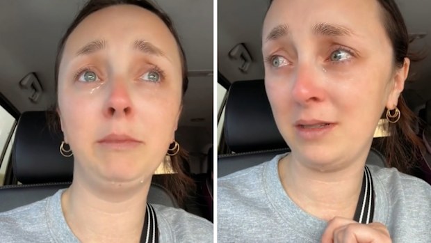 Mum breaks down after being branded a 'disgusting mother' by a stranger for getting her daughter's ears pierced