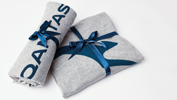 Qantas business class pyjamas