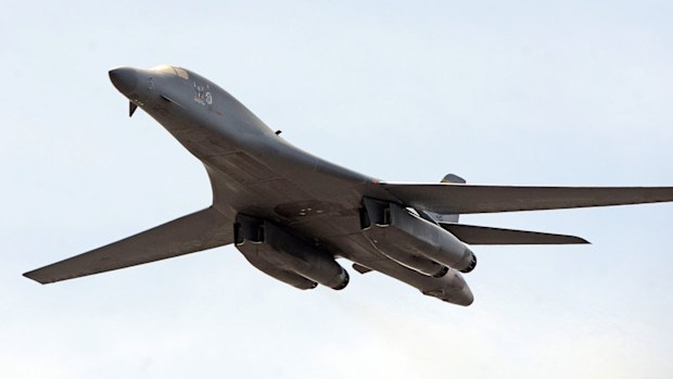 A B1 bomber. (AAP)