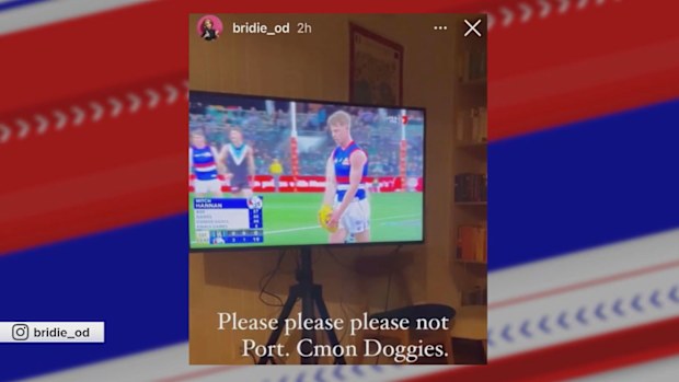 Bridie O'Donnell's Instagram story