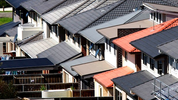 Homes in Sydney's west.