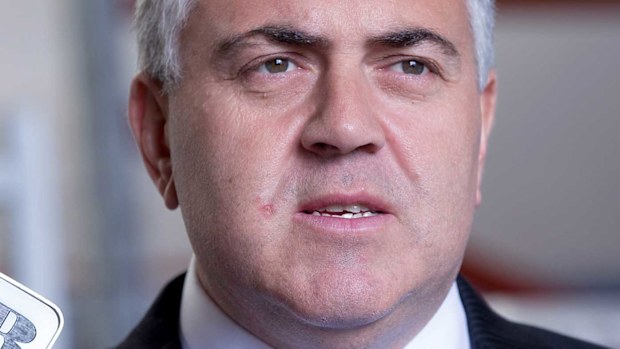 Treasurer Joe Hockey.