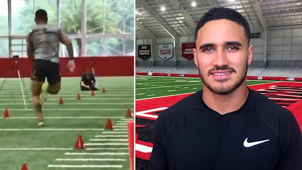 Valentine Holmes' NFL workout