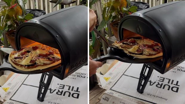 Using a Gozney pizza oven