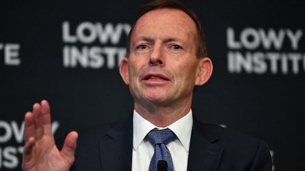 Former prime minister Tony Abbott.