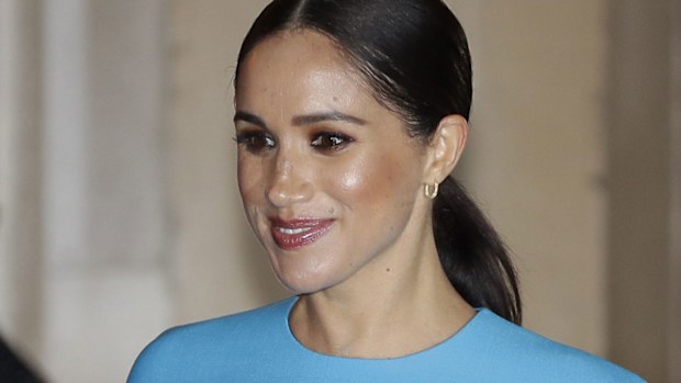 Meghan Markle, the Duchess of Sussex leaves after attending the annual Endeavour Fund Awards in London on March 5, 2020