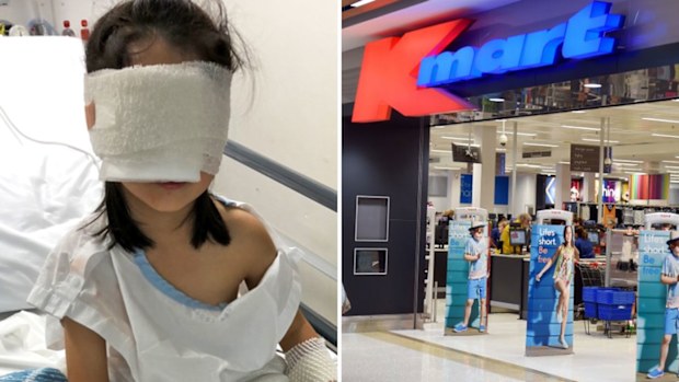 Cecilia Chen suffered a horrific eye injury at a Kmart store in Chatswood, Sydney.