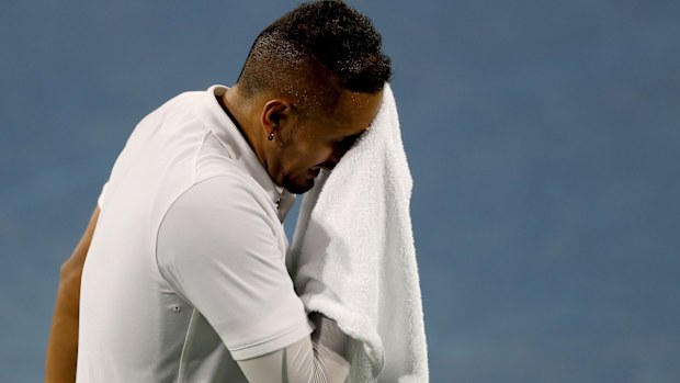 Nick Kyrgios before his meltdown in Cincinnati.