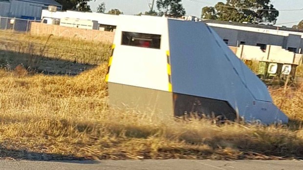 The speed camera. (Facebook/6PR Perth)