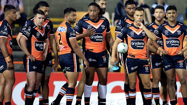 Coach Michael Maguire could find himself shown the door if the Tigers don't make a winning start to 2022.