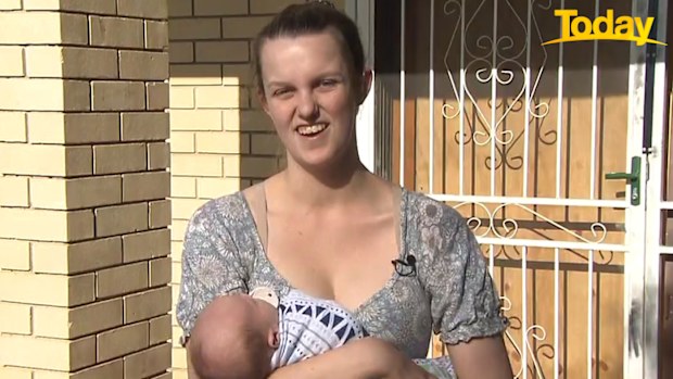 Tiffany Hendon Brisbane mum protects family with fly spray after armed intruders storm home.