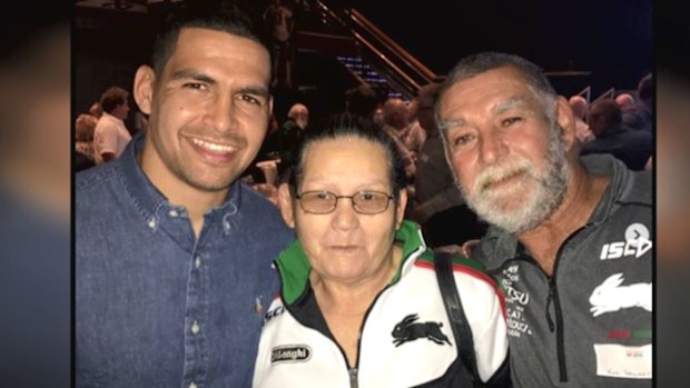 Cody Walker and his mother