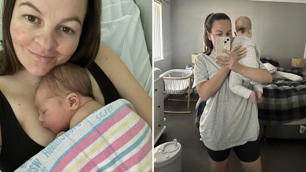 Amy Lyall and her daughter