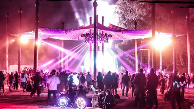 Organisers of Earthcore have said the death of the woman was due to a "pre-existing" medical condition. (AAP)