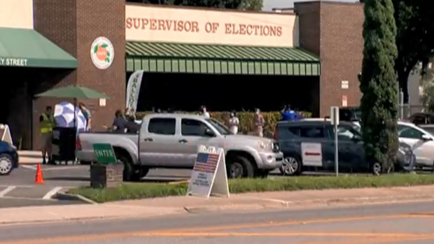 Florida woman goes into labour but stops to vote before going to hospital