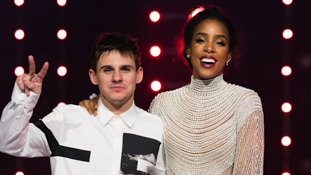 Sam Perry and Kelly Rowland
