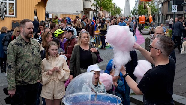 Only use in associated article. Iceland reopens after coronavirus.