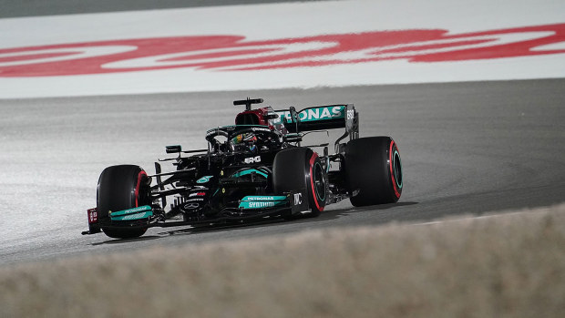  Lewis Hamilton (GBR), Mercedes-AMG Petronas Formula One Team during qualifying ahead of the F1 Grand Prix of Qatar