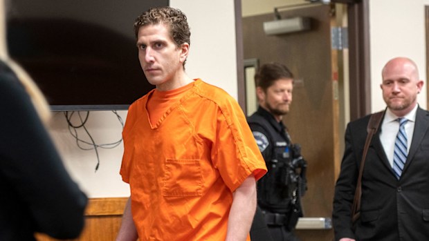 Bryan Kohberger enters court.