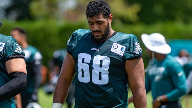 Jordan Mailata has been worked extremely hard at practice.
