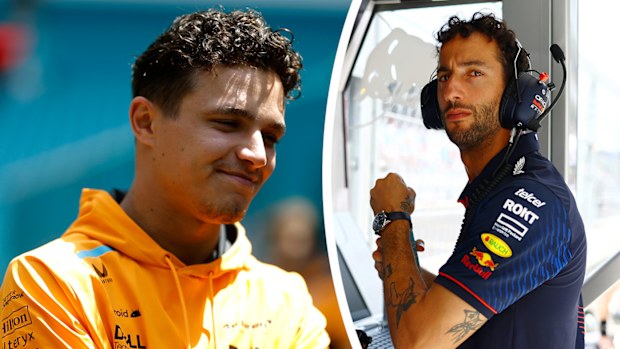 Lando Norris and Daniel Ricciardo