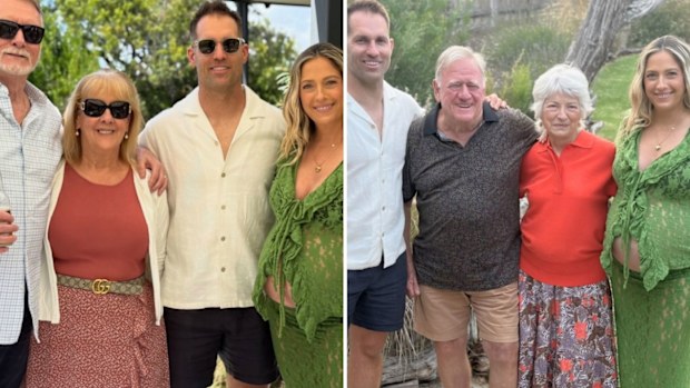 Dan and Dani Reilly celebrate baby shower