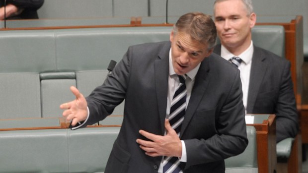 Rob Oakeshott during his stint in Parliament.