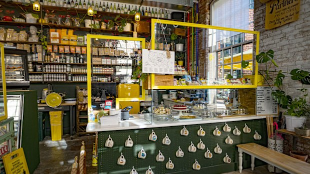 Tucker returned to indoor counter service last week after spending six months running its virtual grocery store.