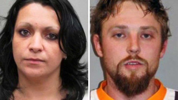 Murdered pair Iuliana Triscaru and Cory Breton. (Queensland Police)