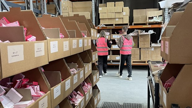 Candy Claws has since moved into a proper warehouse space.