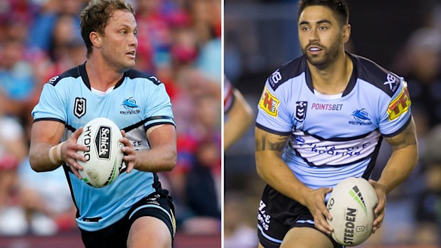 Matt Moylan and Shaun Johnson