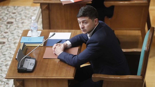 Donald Trump asked Ukrainian president Volodymyr Zelenskiy to investigate Joe Biden, according to a transcript released by the White House.