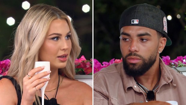 Love Island Australia 2024  Dylan asks Sophie if she still has feelings for Zane after their pre-filming fling 