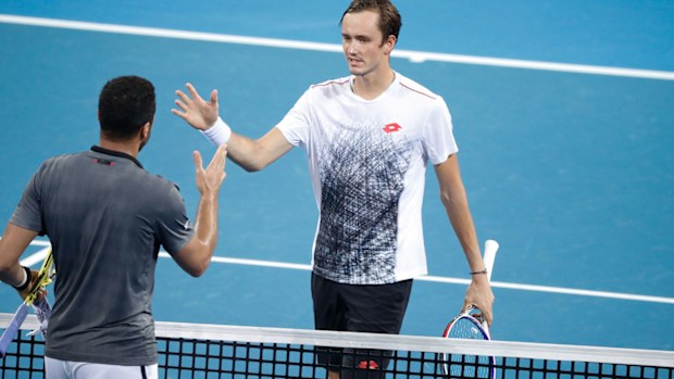 Medvedev ousts Tsonga