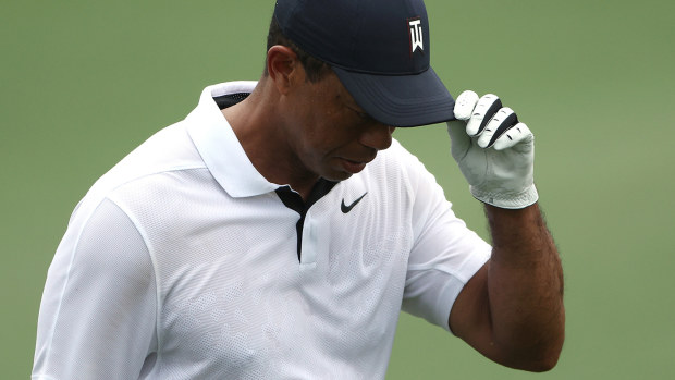 US Masters golf 2023: Tiger Woods shoots worst opening round in 18 years