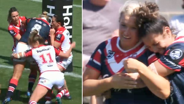 Ruan Sims scores a memorable try