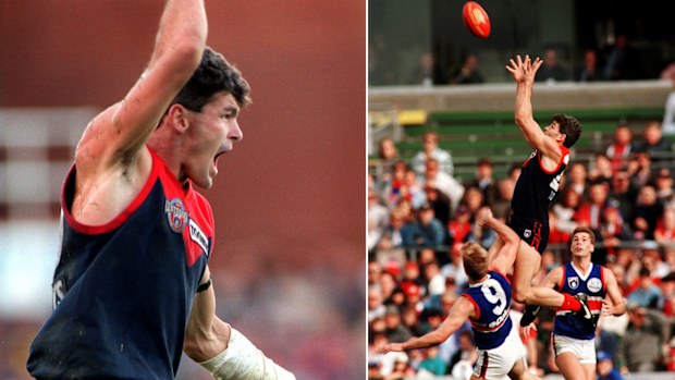 Shaun Smith in action for the Demons