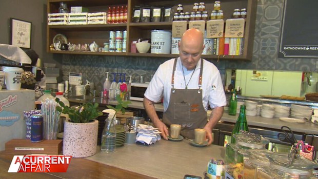Melbourne cafe owner Damian Byrdy.