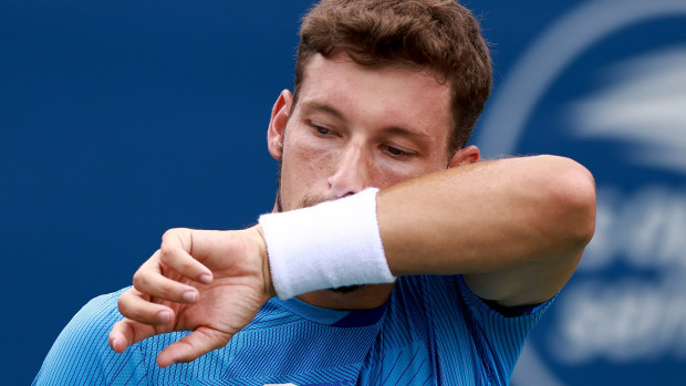 Pablo Carreno Busta blew four match points in his first round match at the US Open.