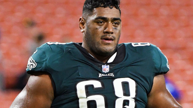 Jordan Mailata of the Philadelphia Eagles